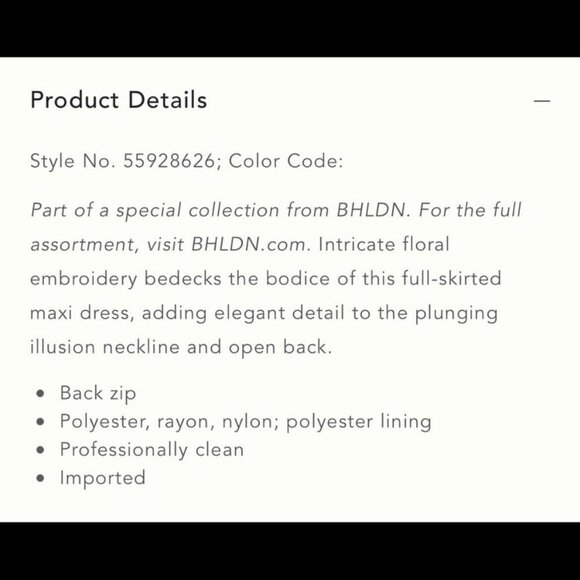 BHLDN x ANTHROPOLOGIE Jenny Yoo Kinsley Dress Embroidered Chiffon Whisper Blue - Picture 10 of 11